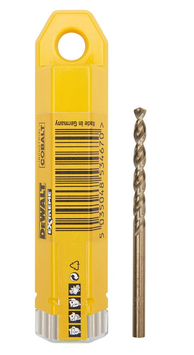 Dewalt accessoires hss industrial cobalt metaalboor 2.5mm - dt4919-qz