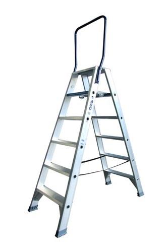 ASC escalera doble dt-6 con soporte