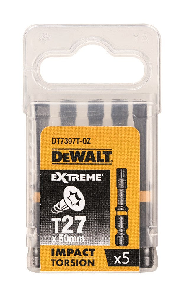 Accesorios diablillo dewalt act torsión 50mm torx t27 - dt7397t-qz