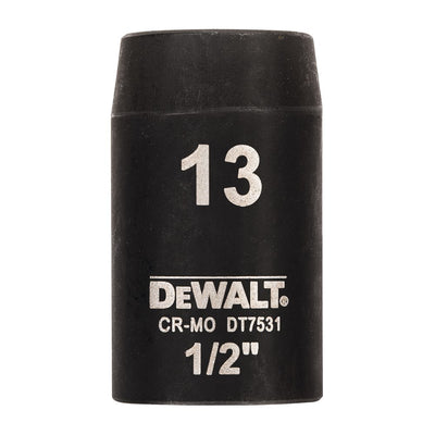 Imp dewalt accessori act cap 13mm 1 2 (corto - 38mm) - dt7531-qz