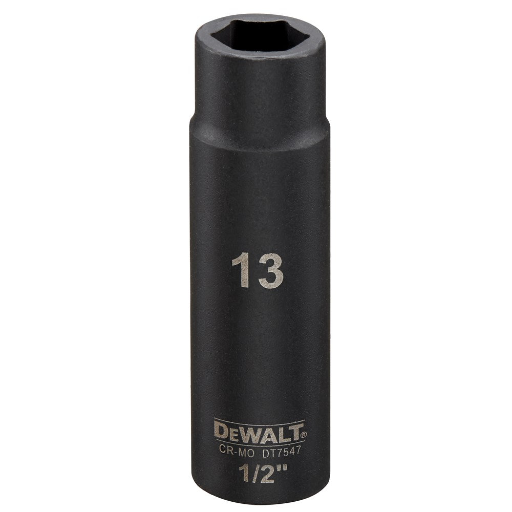 Dewalt accessoires impact dop 13mm 1 2 (lang - 78mm) - dt7547-qz