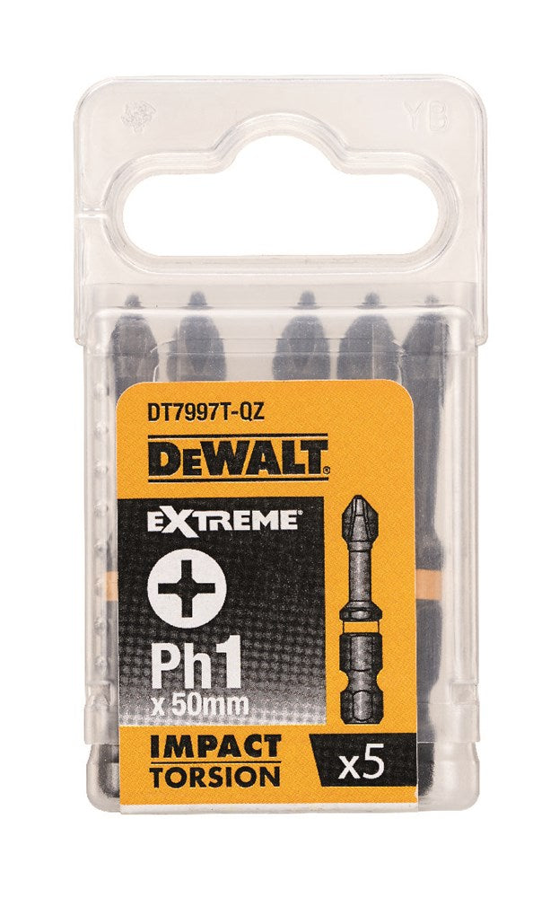 Dewalt accessoires impact torsion 50mm ph1 - dt7997t-qz