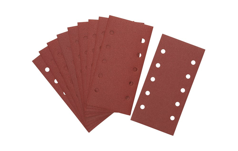 Accessori Dewalt carta vetrata 1 2, 115x228mm, velcro, 10 fori, k80 - dt8551-qz