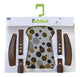 Qibbel Styling Set di lusso dietro Dots Brown