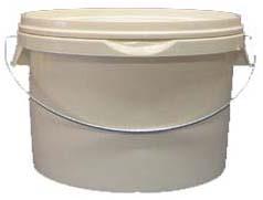 Contenedor euro cubo blanco + tapa 10ltr