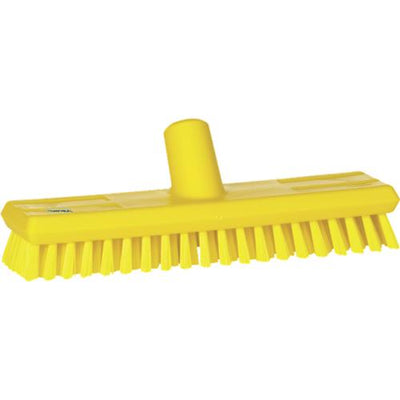 Lavapavimenti Vikan hard con passaggio acqua 65x270 gialla
