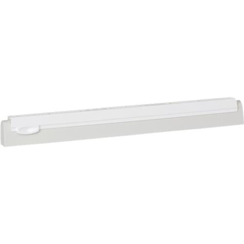 Cassetta del sistema con impugnatura per pollice Vikan in gomma bianca da 400 mm