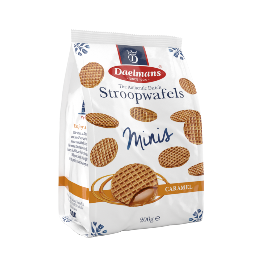 Daelmans mini waffle sciroppati al caramello (12x 200gr)