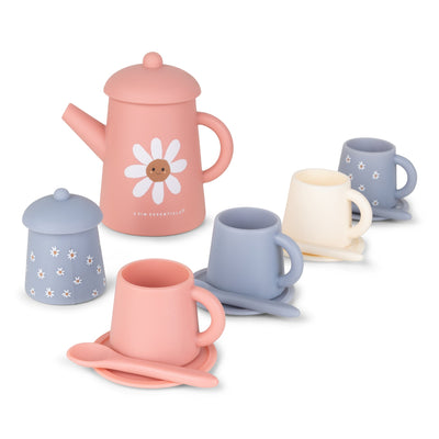 Flor de margarita | Juego de juego de té multiformado
