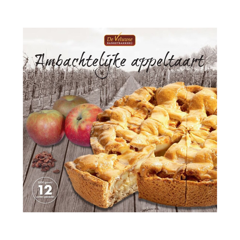 Torta di mele artigianale De Veluwe Confectionery 12 pezzi (2 kg)