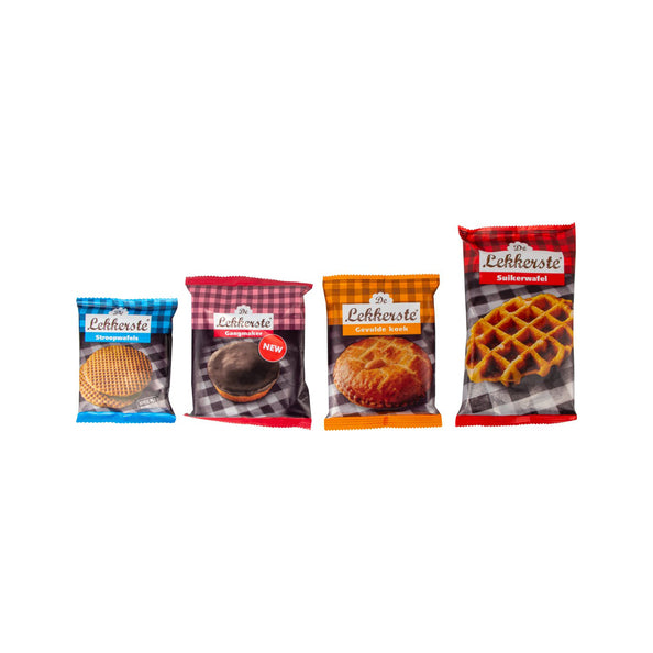 De lekkerste mixdoos koeken per stuk verpakt (13 stuks)