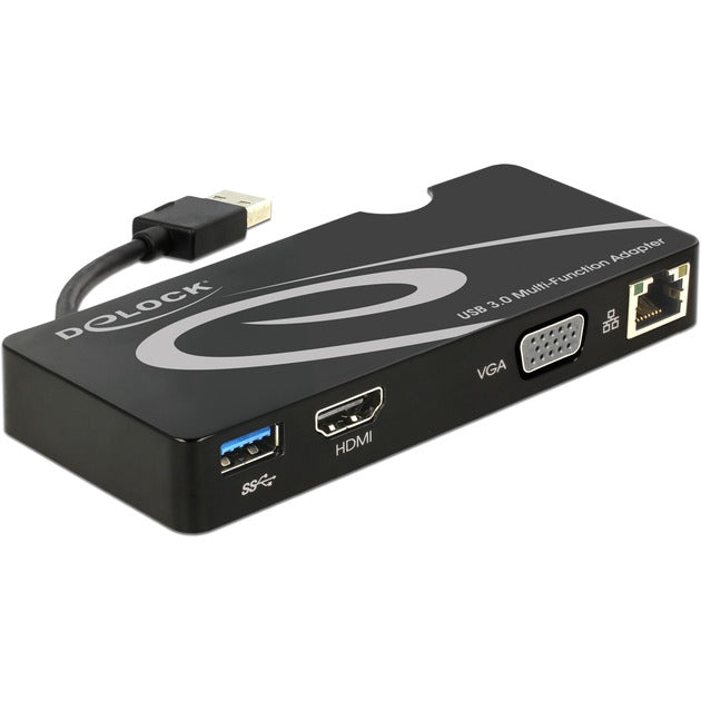 Adattatore Delock USB 3.0> HDMI VGA + Gigabit LAN + USB 3