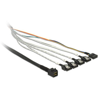 DeLOCK Cable mini SAS HD SFF-8643 > 4 x SATA 7 pin, 0,5m