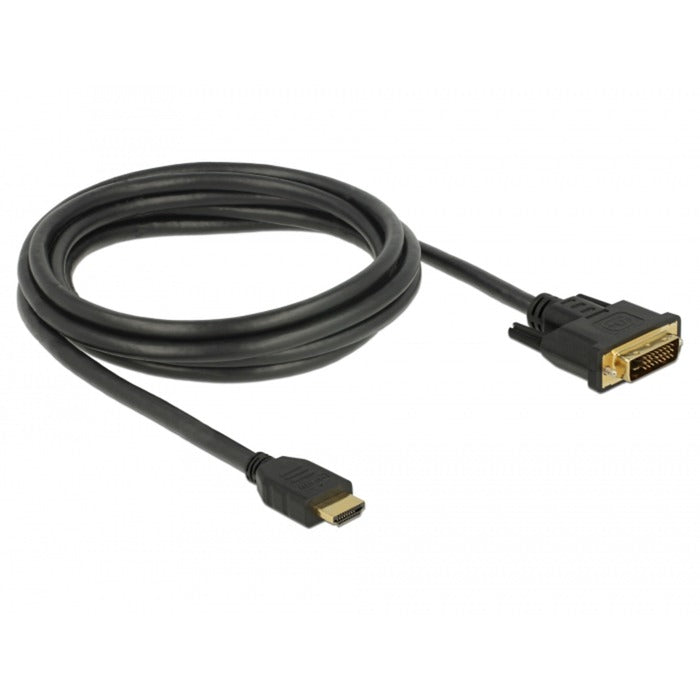 Delock HDMI> DVI (24+1) Cavo a due vie
