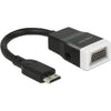 Delock hdmi-mini c > vga adapter (0,15 meter)