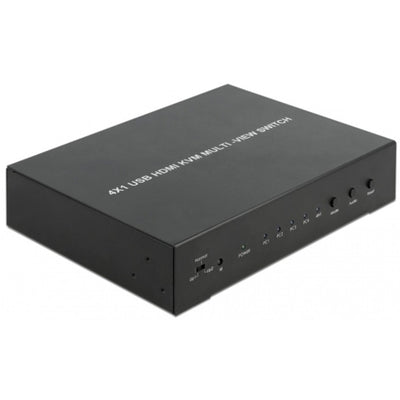 DELOCK KVM 4-in-1 Multiview Switch 4x HDMI con USB