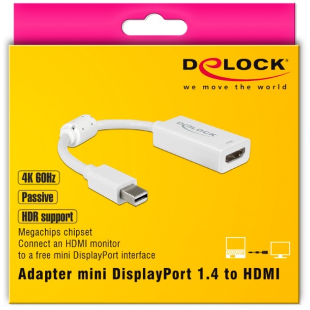 DeLOCK Mini DisplayPort 1.4 > HDMI