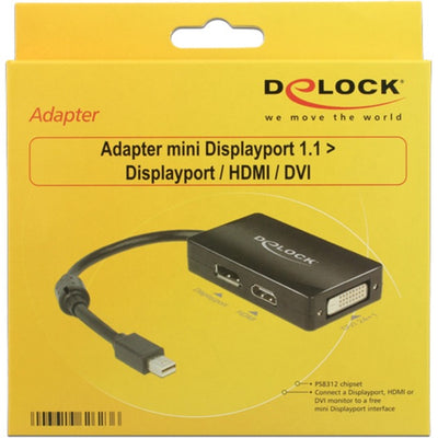 DeLOCK Mini DisplayPort > DisplayPort HDMI DVI