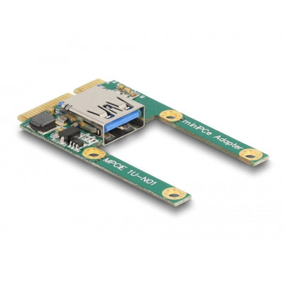 Delock Mini PCIe I O 1 x USB 2.0 Tipo-A Femenina de tamaño completo