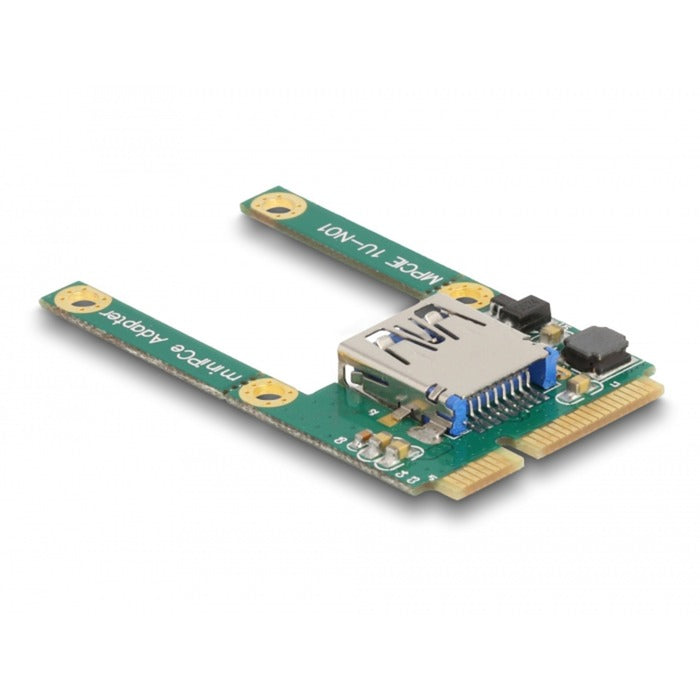 Delock Mini PCIe I O 1 x USB 2.0 Tipo-A Femenina de tamaño completo