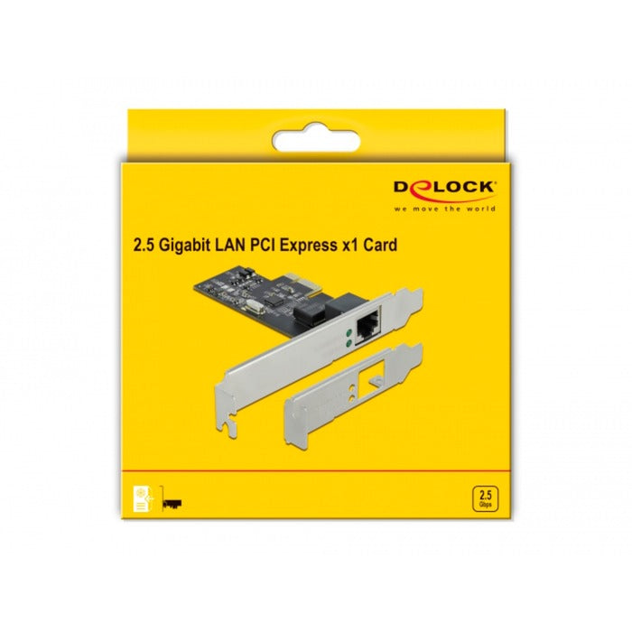 DeLOCK PCI Express x1 Kaart naar 1x 2,5 GB LAN