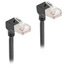 DeLOCK RJ45 Network Cable Cat.6A S FTP Slim 90° downwards