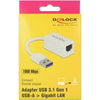 Delock Superspeed USB-A (USB 3.1 Gen 1) Maschio> Gigabit LA