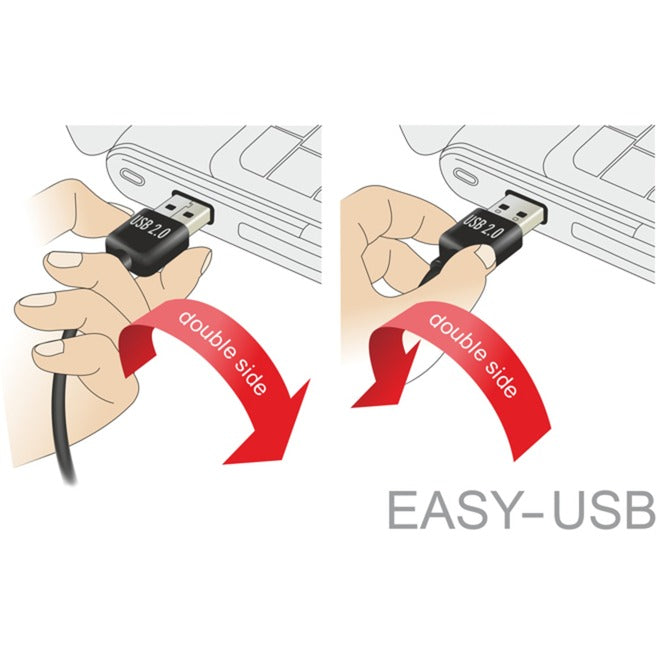 DeLOCK USB2.0 A 90° > USB Micro-B
