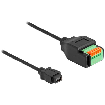 Adaptador de Delock USB 2.0, USB 2.0 Tipo Mini-B Hembra> 5 PI