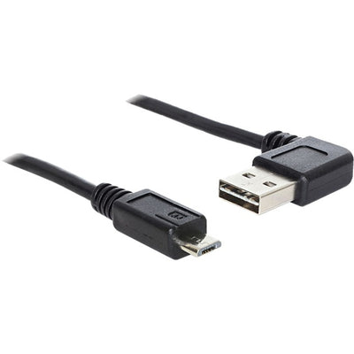 DeLOCK USB 2.0 male left right > micro-B, 3m
