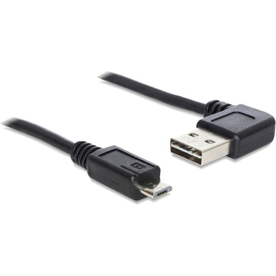 DeLOCK USB-A 2.0 90° > Micro-USB-B