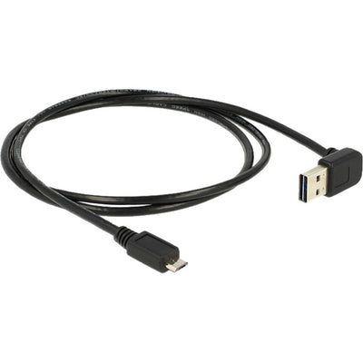 Delock USB-A 2.0 Maschio 90 °> Maschio micro-USB