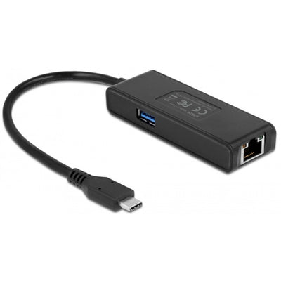 Adaptador USB-C deLock a 2.5 Gigabit Lan con USB-A Femal