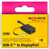 Delock USB-C> Anillo de teclas de adaptador de DisplayPort