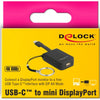 DeLOCK USB-C > mini-DisplayPort adapter sleutelhanger