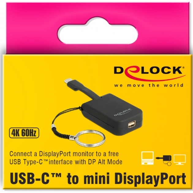 Delock USB-C> Mini-Displayport Adapter Key Ring