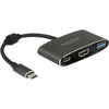 DeLOCK USB-C male > HDMI female + USB-A + USB-C PD
