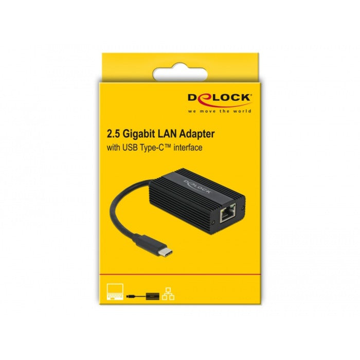 Delock USB-C Male> 2.5 Gigabit Lan