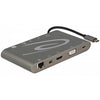 Delock usb type-c 3.1 dockingstation 4k 30 hz (grijs, usb-c, hdmi, sd, usb)