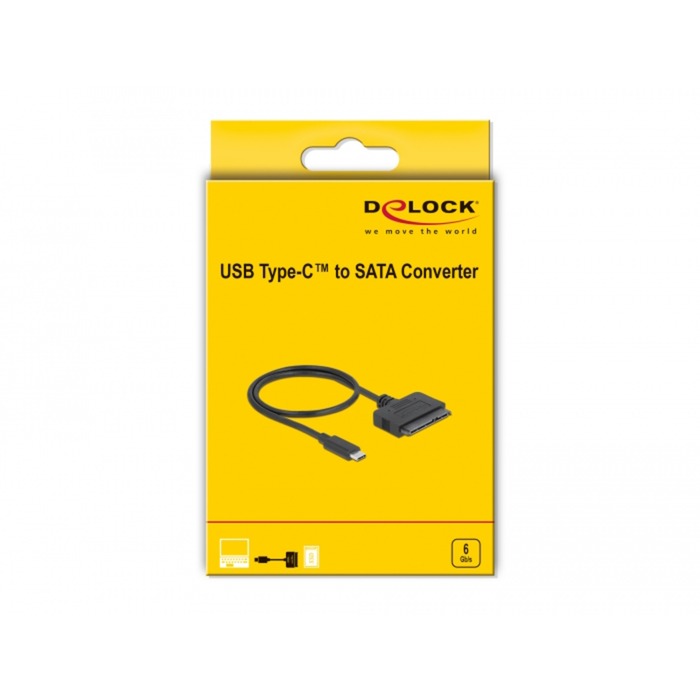 Convertitore Delock USB Type-C in 22 pin Sata 6 GB S
