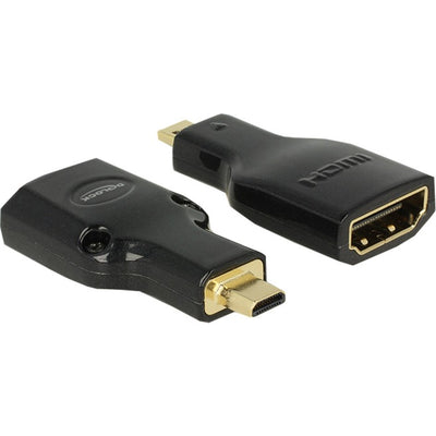 DeLOCK Micro-HDMI-D male naar HDMI-A female adapter