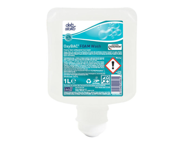 Lavado en espuma Deb oxybac (1 litro)