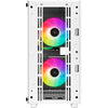 Deepcool cc360 argb midi tower behuizing (wit | 2x usb-a | rgb | tempered glass)