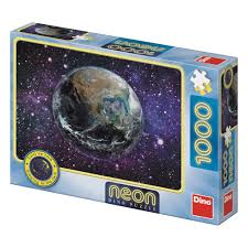DiNotoys Dino Puzzle - Glow in the Dark Planet Earth - 1000 piezas