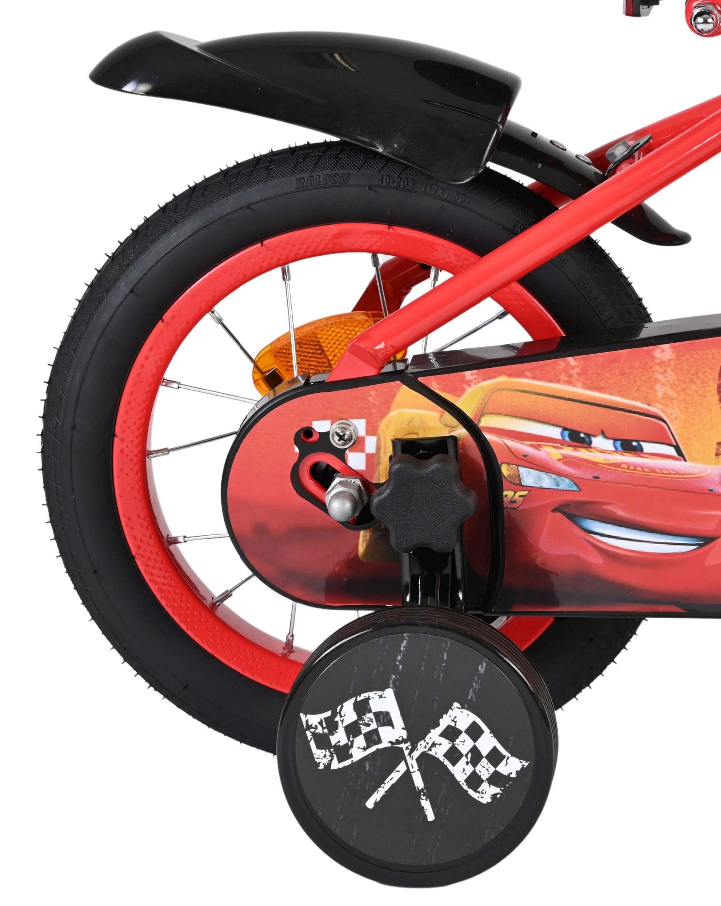 Disney autos disney cars bicicleta para niños - niños - 12 pulgadas - roja