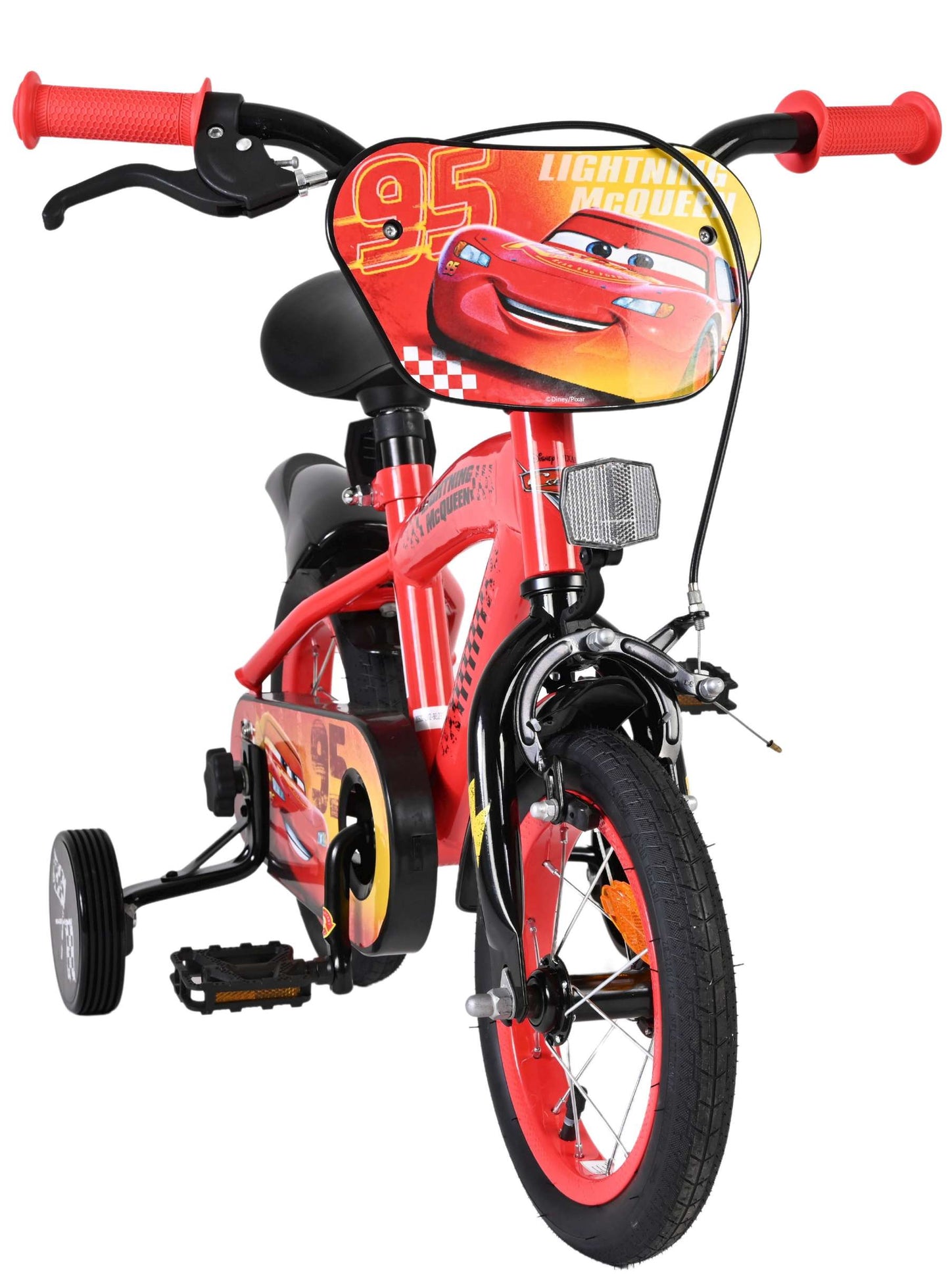 Disney autos disney cars bicicleta para niños - niños - 12 pulgadas - roja