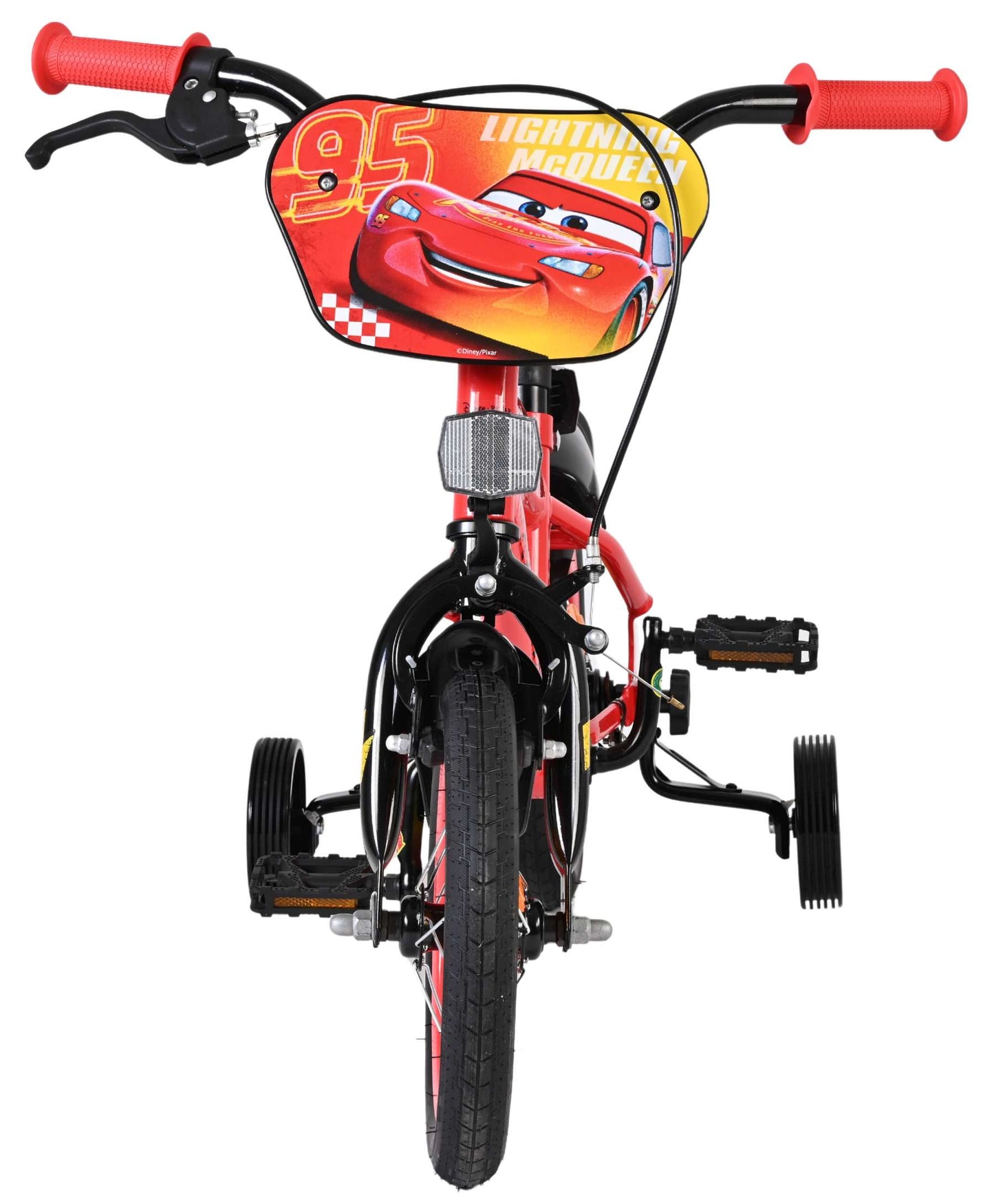 Disney autos disney cars bicicleta para niños - niños - 12 pulgadas - roja