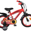 Bicicletta per bambini Disney Autos Disney Cars - ragazzi - 14 pollici - rossa - due freni a mano