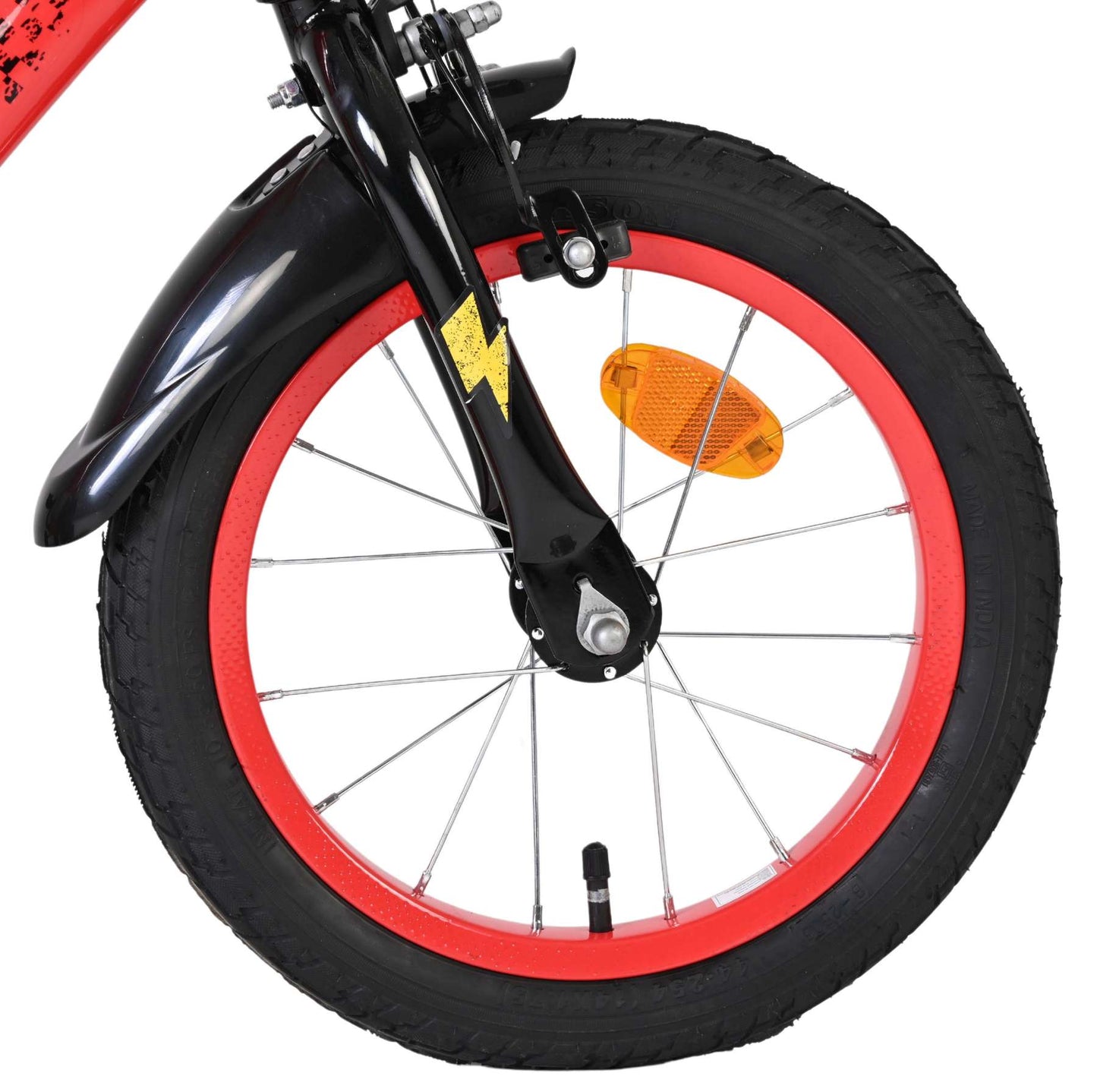 Bicicletta per bambini Disney Autos Disney Cars - ragazzi - 14 pollici - rossa