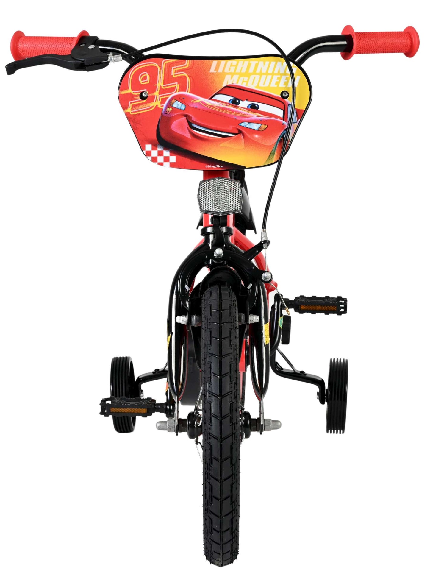 Bicicletta per bambini Disney Autos Disney Cars - ragazzi - 14 pollici - rossa